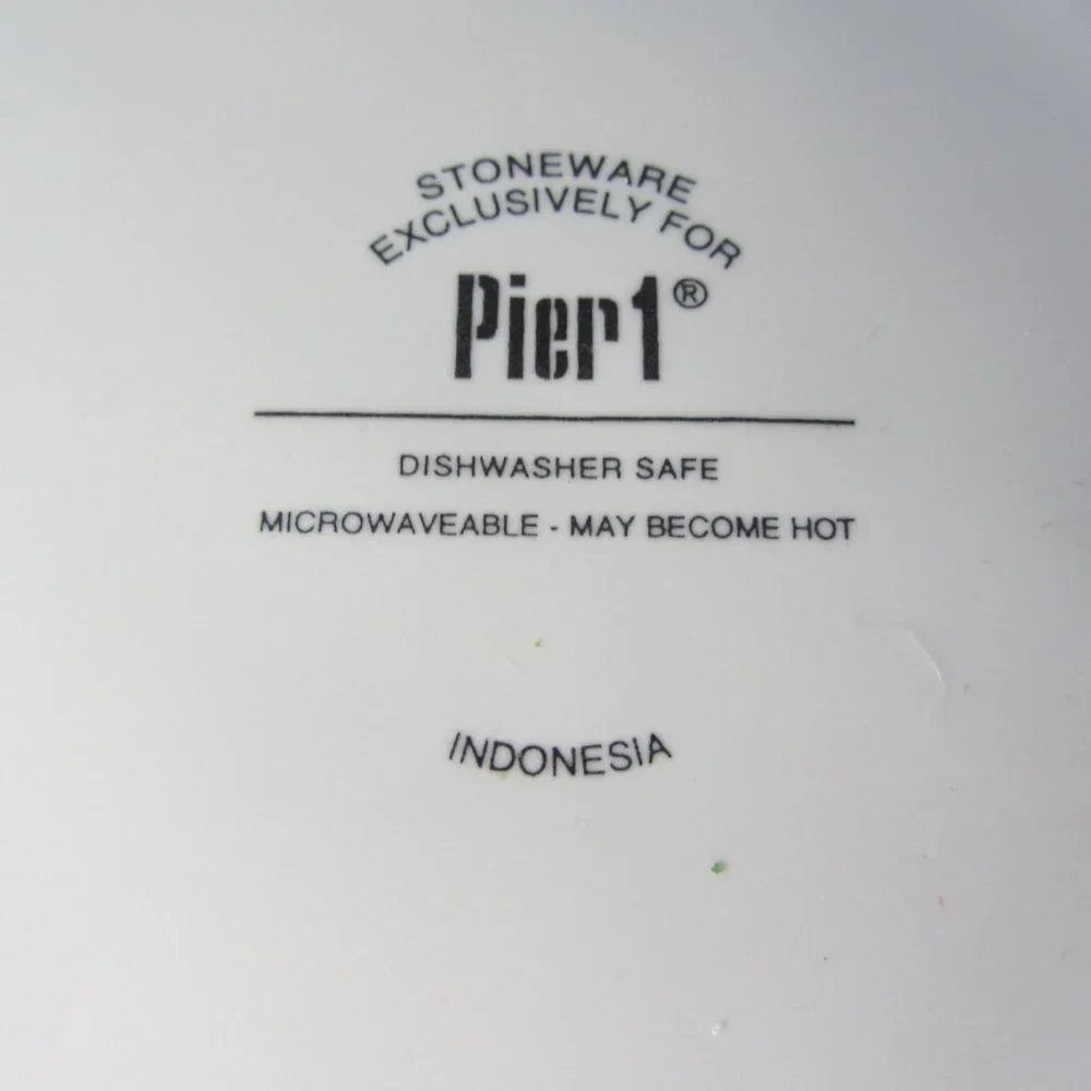 3 for $40 - Pier 1 sage green bird salad plate (w1411)